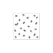 Coffee Bean Pattern Rubberstempel (Afrduk)