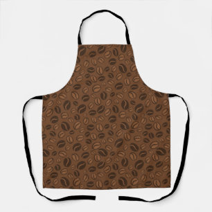 Coffee Bean Pattern Schort