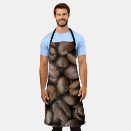 Coffee Bean Pattern Schort