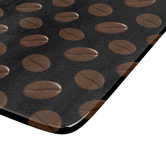 Coffee Bean Pattern Snijplank (Hoek)