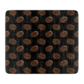 Coffee Bean Pattern Snijplank (Voorkant)