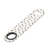 Coffee Bean Pattern Speed Flessenopener (Achterkant Gekanteld)