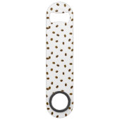 Coffee Bean Pattern Speed Flessenopener (Voorkant)