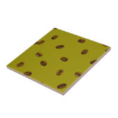 Coffee Bean Pattern Tegeltje (Zijkant)