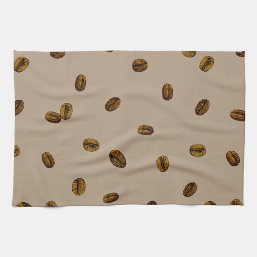 Coffee Bean Pattern Theedoek (Horizontaal)
