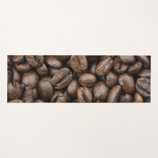 Coffee Bean Pattern Yogamat (Voorkant (horizontaal))