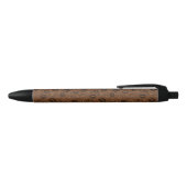 Coffee Bean Pattern Zwarte Inkt Pen (Bovenkant)