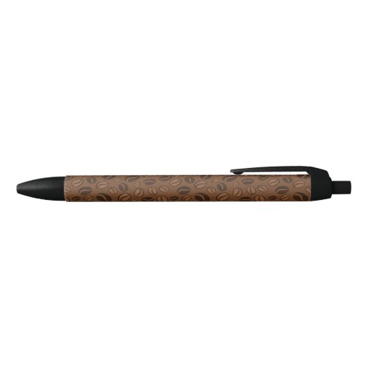 Coffee Bean Pattern Zwarte Inkt Pen (Bovenkant)