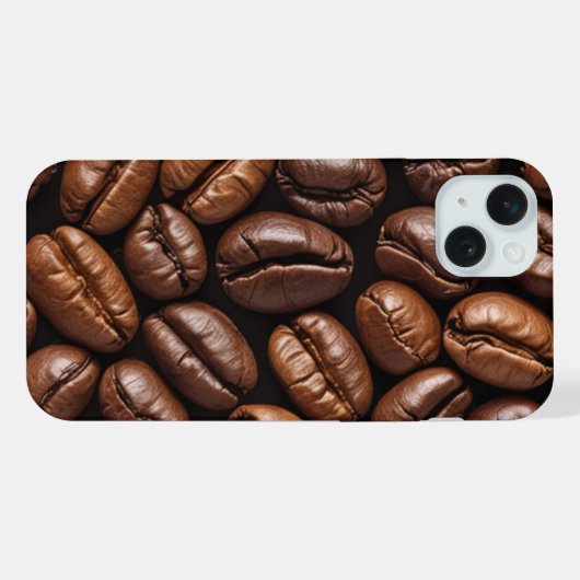 Coffee Bean Phone Case iPhone Hoesje (Achterkant horizontaal)