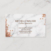 Coffee Bean Pile | Kafelverkoop Visitekaartje (Achterkant)