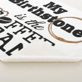 Coffee Bean Sherpa Blanket Sherpa Deken (3/4)