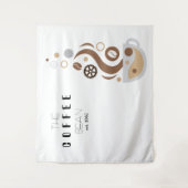 Coffee Bean Technology Science Trade Show Backdrop Wandkleed (Voorkant)