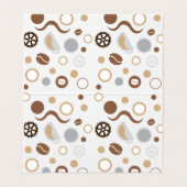 Coffee Bean Technology Science Visitekaartje (Binnenkant ongevouwen)