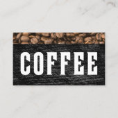 Coffee Bean Top Stripe Letterpress Punchcard Klantenkaartje (Voorkant)
