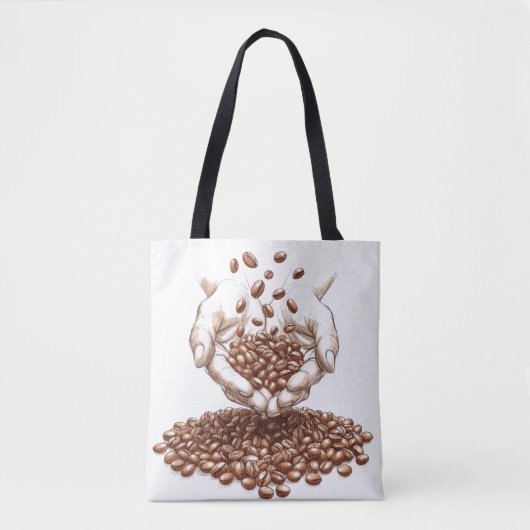 Coffee Bean Tote Bag (Voorkant)
