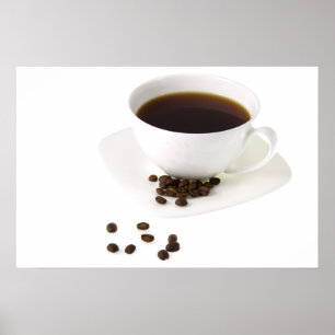 Coffee Beans and Coffee Poster