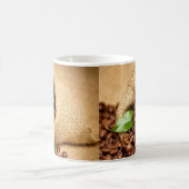 Coffee Beans Bag Sticker – Rustic Coffee Lover  Koffiemok (Center)