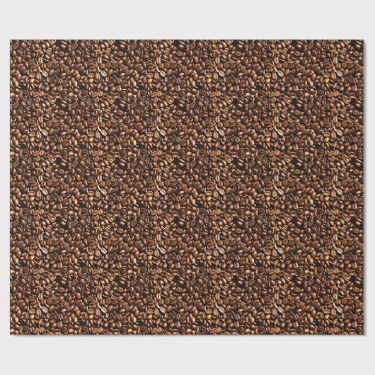Coffee beans cadeaupapier (Vlak)
