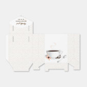 Coffee Beans Coffee Cup Weddenschap Bedankt Bedankdoosjes (Uitgevouwen)