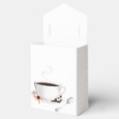 Coffee Beans Coffee Cup Weddenschap Bedankt Bedankdoosjes (Geopend)