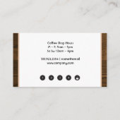 Coffee Beans in Mug  Klantenkaartje (Achterkant)