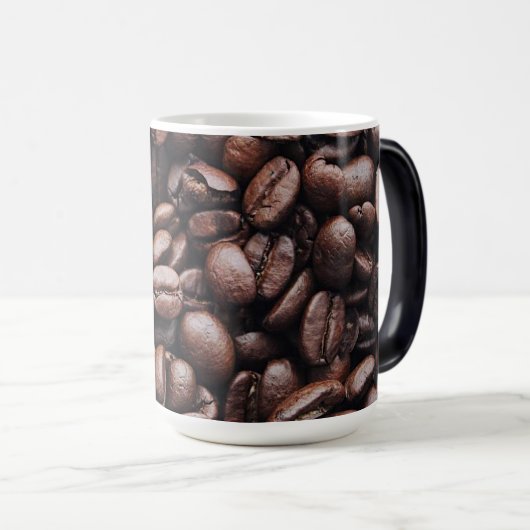Coffee Beans Mug – Aromatic Brew Graphic Ceramic M Magische Mok (Voorkant rechts)
