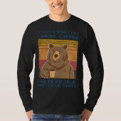 Coffee bear t-shirt (Voorkant)