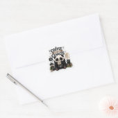 Coffee Before Chaos – Cozy Panda Coffee Sticker (Envelop)