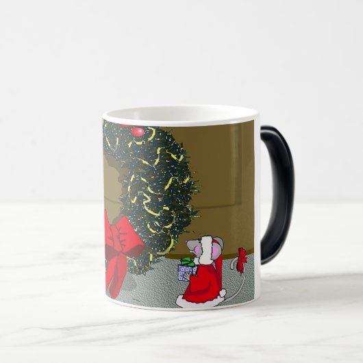 Coffee before fixing anything! magische mok (Voorkant rechts)