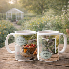Coffee before gardening robin morning garden photo koffiemok