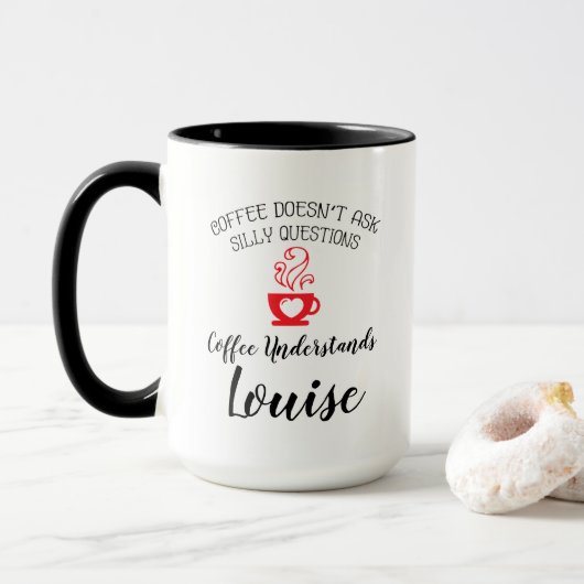 Coffee begrijpt Louise Mok (Met donut)