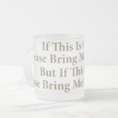 Coffee? Bevroren Mok van 10 oz bevroren glas (Voorkant links)
