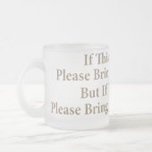 Coffee? Bevroren Mok van 10 oz bevroren glas (Links)