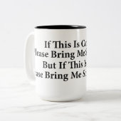 Coffee? Black 15 oz Two-Tone Mok (Voorkant links)