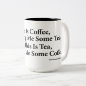 Coffee? Black 15 oz Two-Tone Mok (Voorkant rechts)