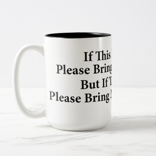 Coffee? Black 15 oz Two-Tone Mok (Links)