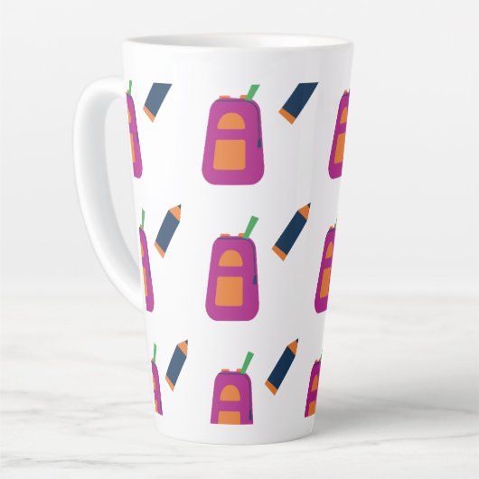 Coffee, books, and a passion for learning. latte mok (Linkerhoek)