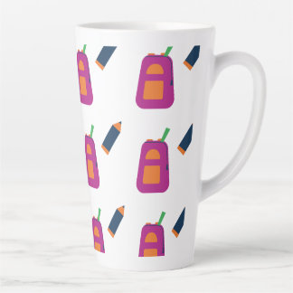 Coffee, books, and a passion for learning. latte mok