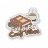 Coffee & Books | Sticker (Voorkant)