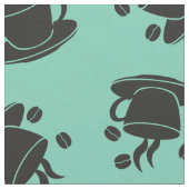 Coffee Break Aqua Stof (Close Up)