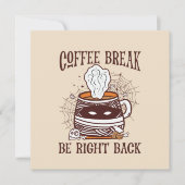 Coffee Break, Be Right Back – Zombie-geïnspireerd (Voorkant)