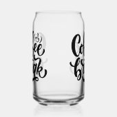 Coffee Break Club Blikvorm Glas (Rechts)