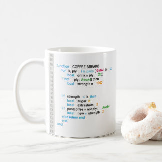 Coffee Break Coding Software Engineer Funny Koffiemok