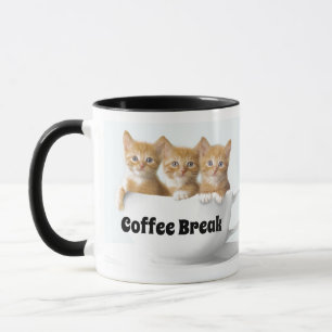 Coffee Break Coffee Mok-Three Kittens Mok