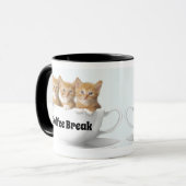 Coffee Break Coffee Mok-Three Kittens Mok (Voorkant links)