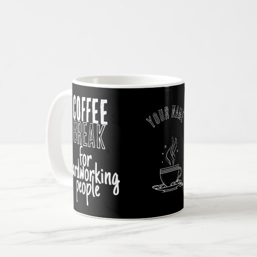 Coffee Break – Great Ideas – Black Koffiemok (Voorkant links)