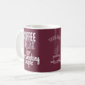 Coffee Break – Great Ideas – Burgundy Koffiemok (Voorkant links)