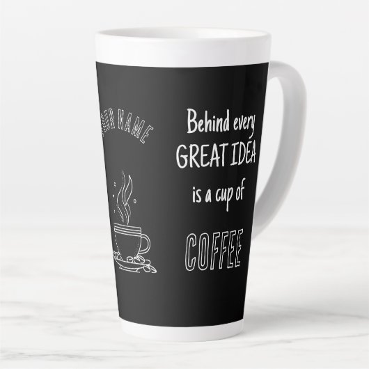 Coffee Break – Great Ideas – Latte Cup – Custom Mok (Rechterhoek)