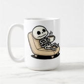 Coffee Break – Grim Reaper Dark Humor Coffee Koffiemok (Links)