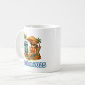 “Coffee Break in the Sun” Koffiemok (Voorkant links)